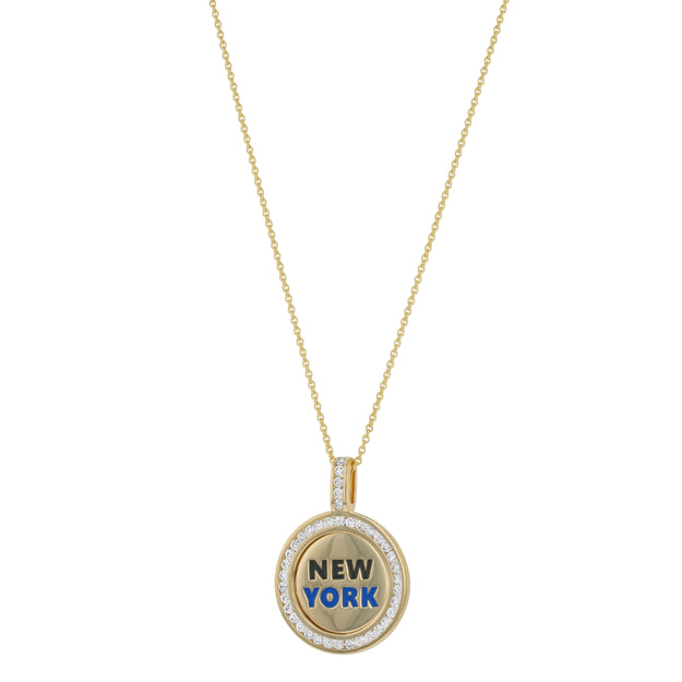 Travel Diamond Medallion – 18K Gold | VS Clarity Natural Diamonds