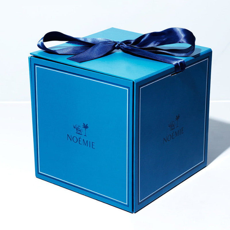 The Noémie packaging the ring arrives in