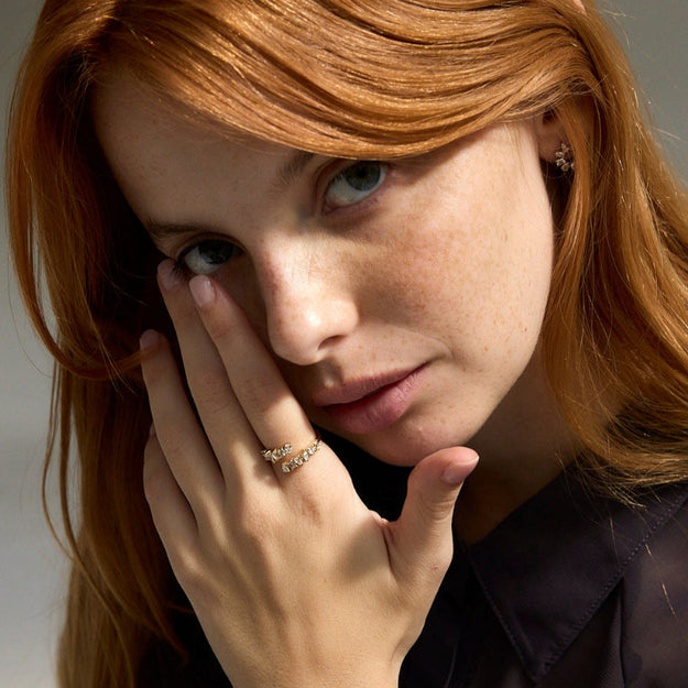 14K 18K Gold VS Clarity diamond