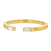 Open Band Baguette Bar Diamond Ring - Lab Grown Diamonds | VS Clarity