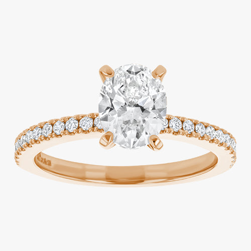 The Oval Cut Engagement Ring Noémie