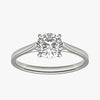 Petite Cathedral Solitaire Engagement Ring