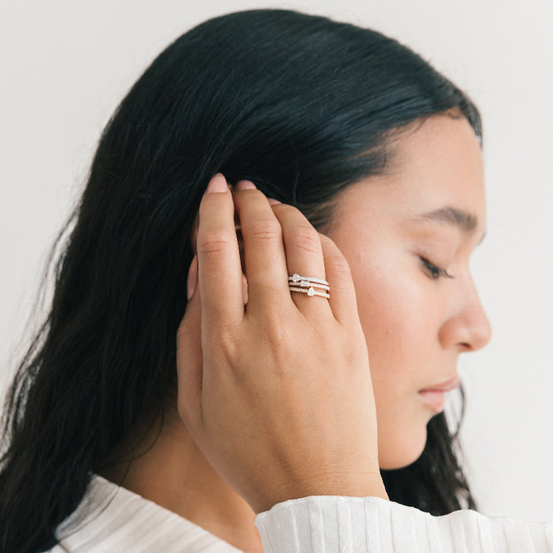 VS quality diamonds 14K 18K Gold