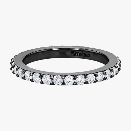 Platinum 5.75ctw Carre Cut Diamond Eternity Band Size 8 – Mills Jewelers &  Loan