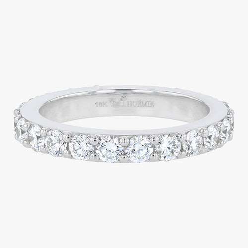 2 Carat Diamond Eternity Band Ring - 18K Gold | VS Clarity