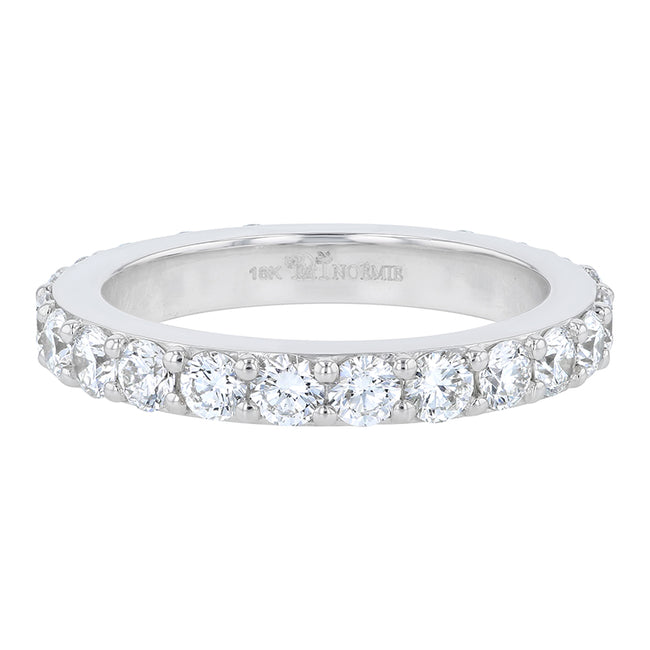 2 Carat Diamond Eternity Band Ring - 18K Gold | VS Clarity