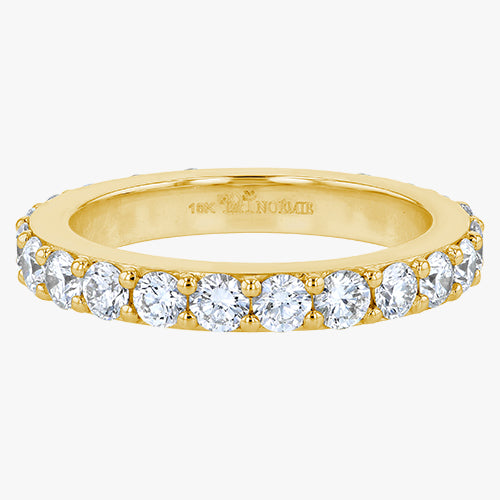 2 Carat Diamond Eternity Band Ring - 18K Gold | VS Clarity