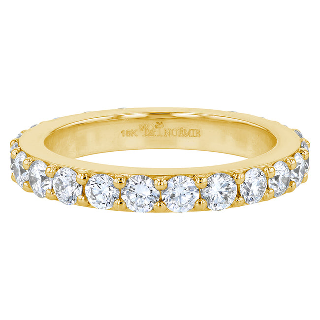 2 Carat Diamond Eternity Band Ring - 18K Gold | VS Clarity