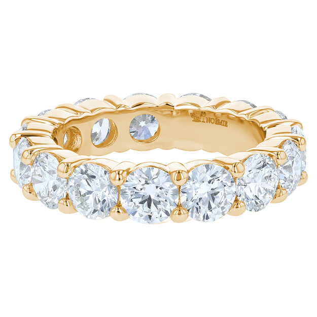 The 5 Carat Diamond Eternity Band Ring VS quality diamond 14K 18K gold rose white yellow platinum