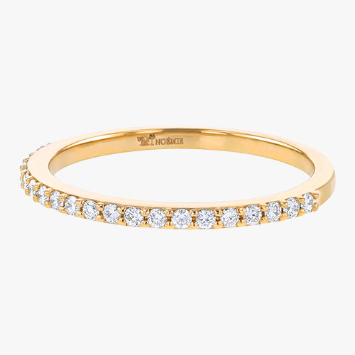0.20 Carat Diamond Half Eternity Ring White Gold Half Band Wedding Petite Dainty 14K 18K Gold | VS Clarity