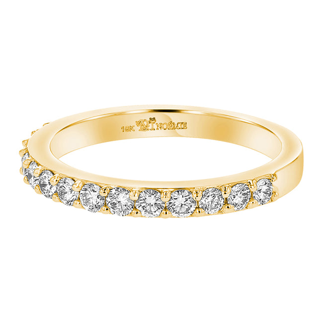 Half Band Diamond Ring - Lab Grown Diamonds | VS Clarity