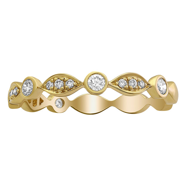 VS quality diamond 14K 18K gold