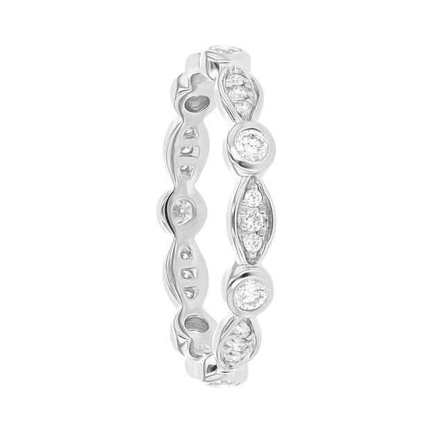 Vintage 14K 18K gold VS clarity diamond