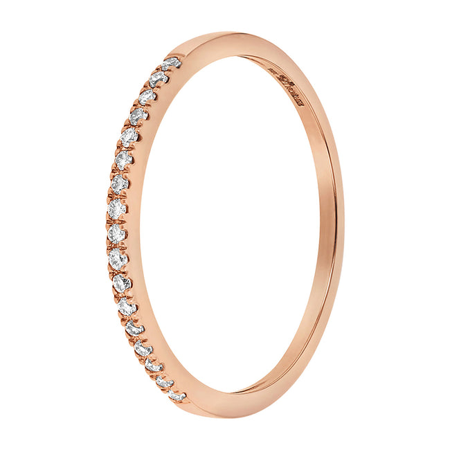Eternity Petite Diamond Band Ring - 18K Gold | VS Clarity