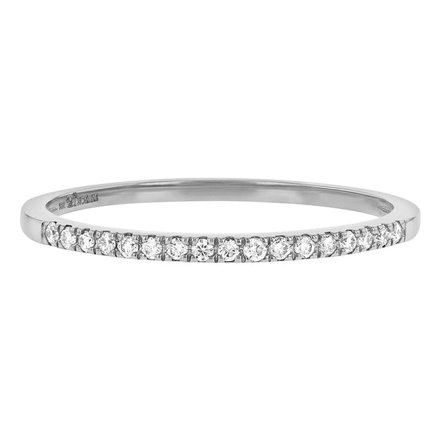 Petite Diamond Band Ring - 18K Gold | VS Clarity