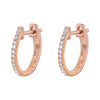 Huggie Earrings - 18K Gold | VS Clarity