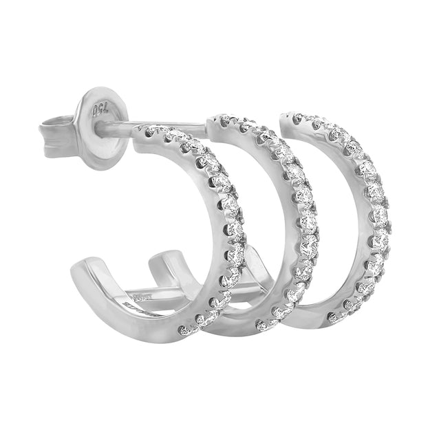 14K 18K gold rose white yellow black single VS quality