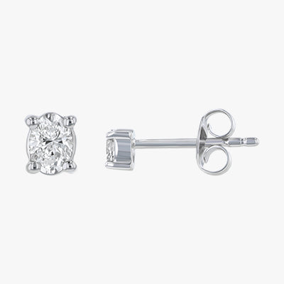Signature 18K Gold Noémie Round Diamond Stud Earrings