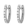Huggie Baguette Earrings - Lab Grown Diamonds | VS Clarity