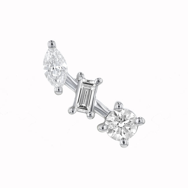 Multi Shape Diamond Stud - Lab Grown Diamonds | VS Clarity