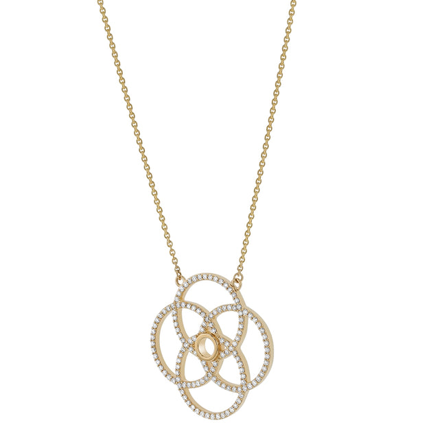 VS quality diamond 14K 18K gold