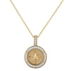 Compass Diamond Pendant Necklace - 18K Gold | VS Clarity