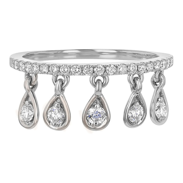 VS quality stone 14K 18K gold black rose white yellow