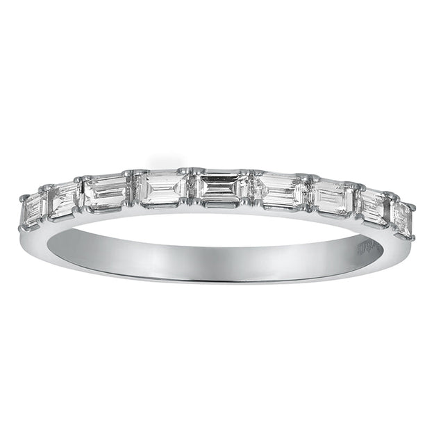 Baguette Diamond Band Ring - 18K Gold | VS Clarity