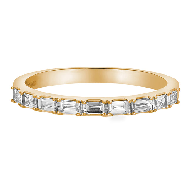 Baguette Diamond Band Ring - Lab Grown Diamonds | VS Clarity