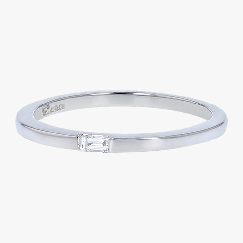 Single Baguette Ring - 18K Gold | VS Clarity