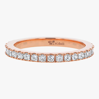 Princess Cut Diamond Eternity Band Ring - 18K Gold | VS Clarity Natural Diamonds