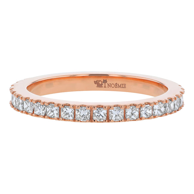Princess Cut Diamond Eternity Band Ring - 18K Gold | VS Clarity
