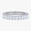Emerald Cut Eternity Band - 18K Gold | VS Clarity