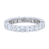 Oval Cut Diamond Eternity Band Ring - Lab Grown Diamonds | VS Clarity