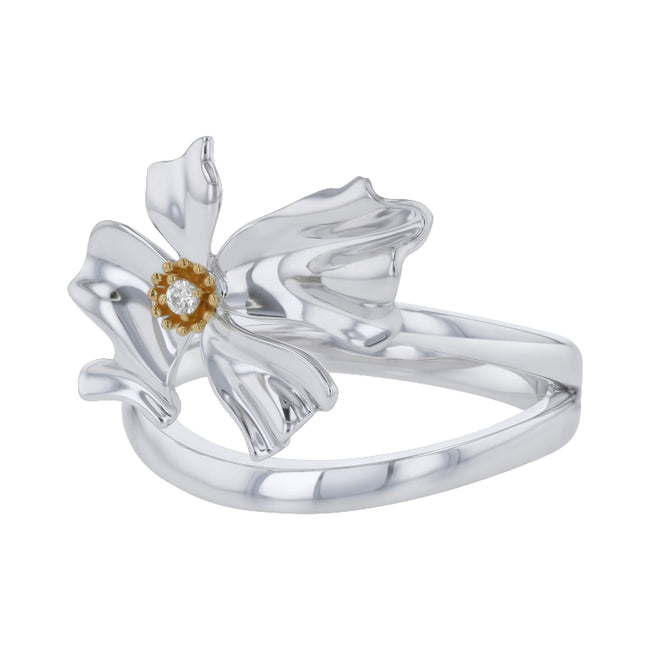 Floral Alchemy Two-Toned Diamond Ring - Lab Grown Diamonds | VS Clarity