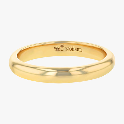 Solid 18K Yellow Gold Wedding Band