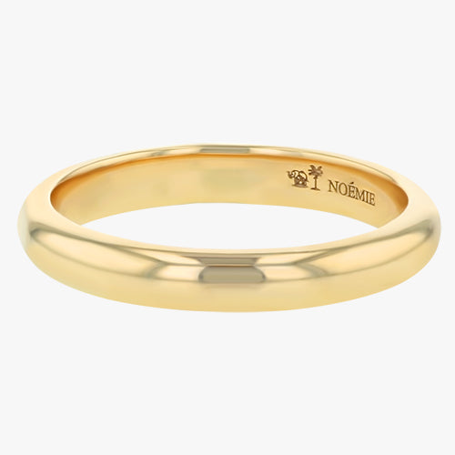 Solid 18K Yellow Gold Wedding Band