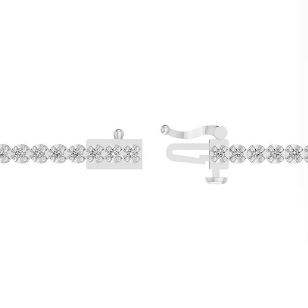 1 Carat Diamonds Tennis Bracelet - Sterling Silver | VS Clarity Lab Grown Diamonds