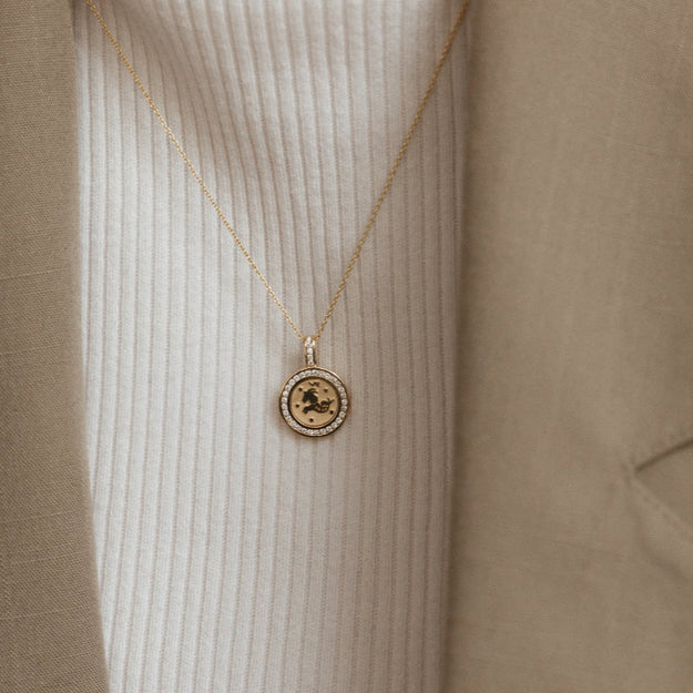 Capricorn VS Clarity 14K 18K Gold