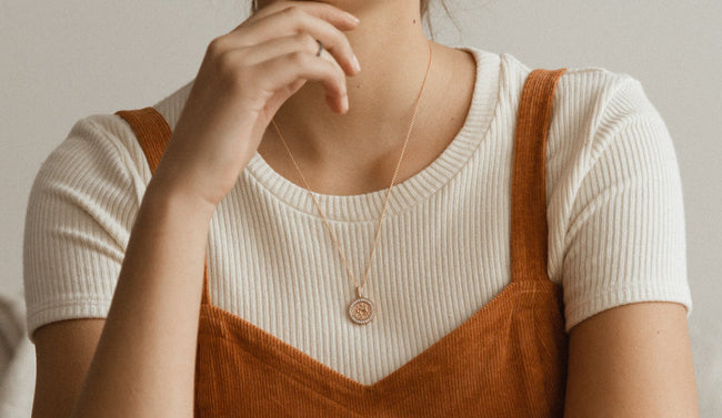 Zodiac Diamond Pendant Necklaces - 18K Gold | VS Clarity