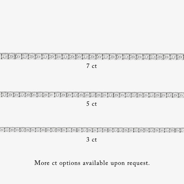 3 Carat Diamond Tennis Bracelet - 18K Gold | VS Clarity