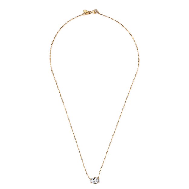 Pear Cut Diamond Solitaire Pendant quality stone 18K gold Rose White Yellow Platinum