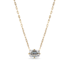 Emerald Cut Diamond Solitaire Pendant