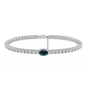 Complimentary Birthstone Tennis Bracelet