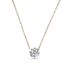 Cushion Cut Diamond Solitaire Pendant