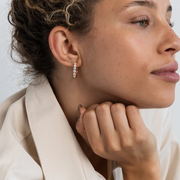 LV Hoop Inspired Earrings (Pre-Order)