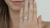 Criss Cross Engagement Ring - 18K Gold | VS Clarity
