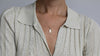 Personalized Diamond Dog Tag Necklace without the 18K Gold Chain - 18K Gold | VS Clarity