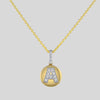 Initial Pendant Necklace - Lab Grown Diamonds | VS Clarity