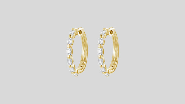 VS quality diamonds 14K 18K gold